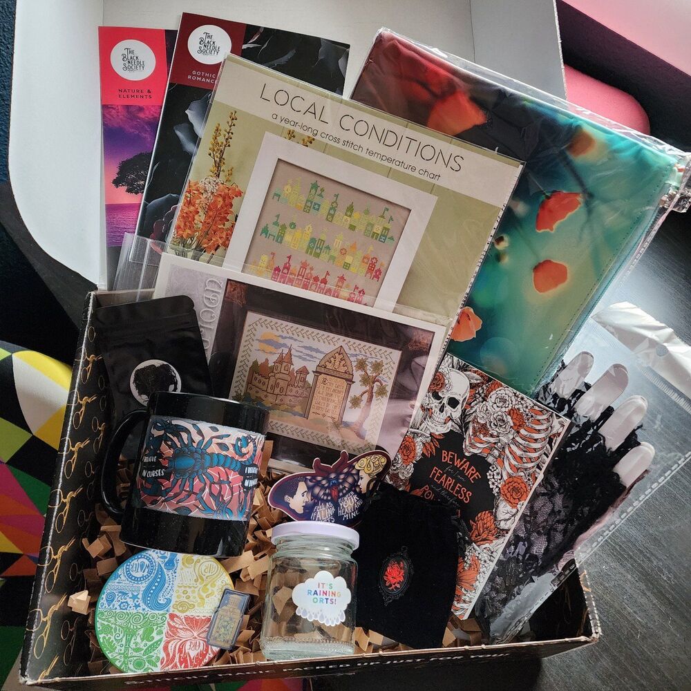 BNS Cross Stitch Sub Box Gothic Romance/Nature Elements Pattern Needle Minder